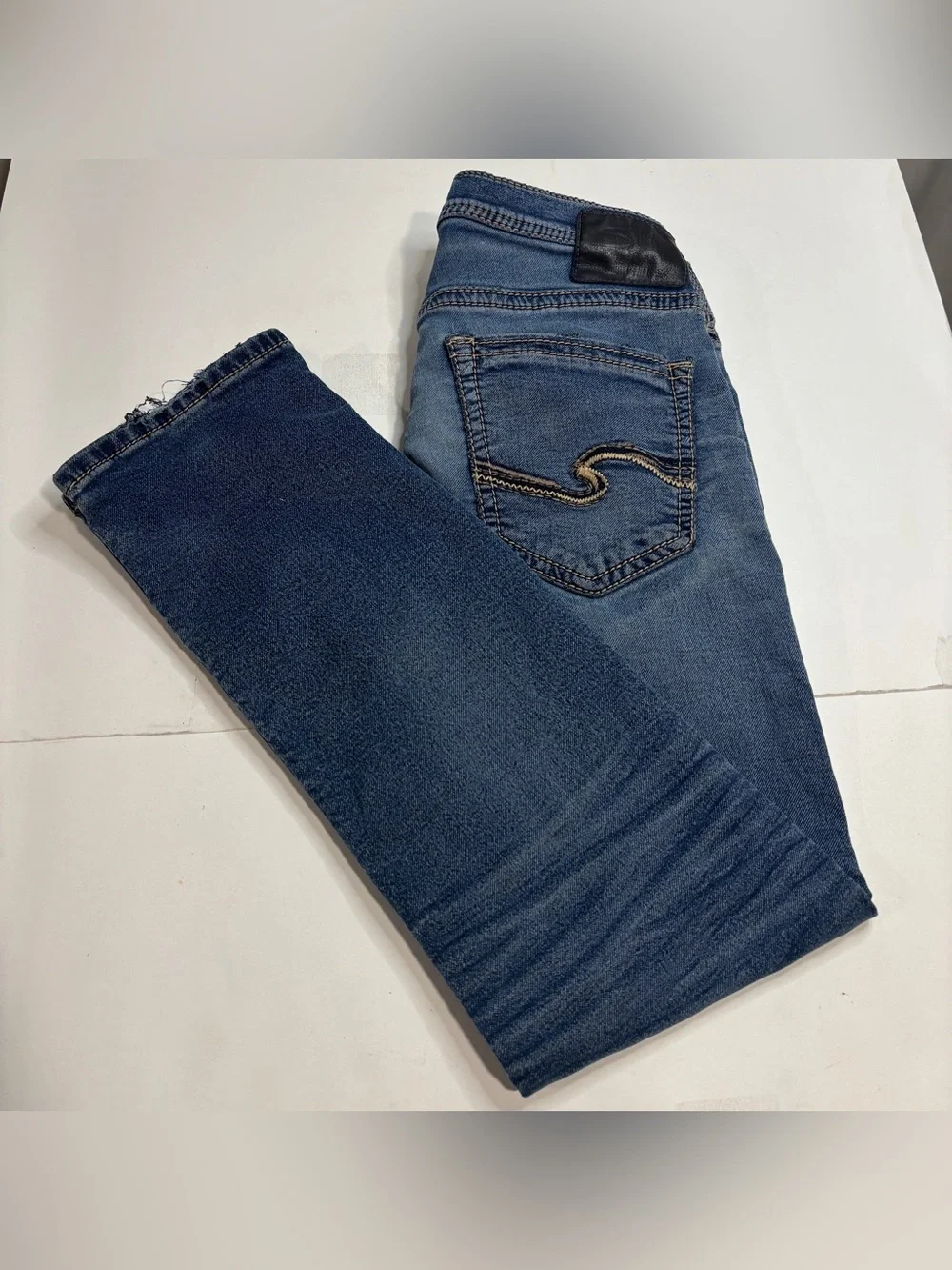 Silver Jeans Co Grayson Men Jeans 31x30 Blue Straight Leg Stretch Denim